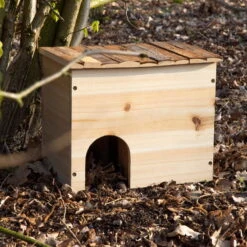 Igelschlafhaus, Natur, Holz -LECHUZA Verkaufs-Shop 0910101370 Igelschlafhaus aus FSC 4 96557