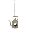 Futterstation 'Teekanne', Grau-braun, 20 X 13 X H25 Cm