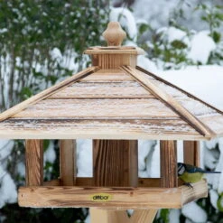 Kiefer-Vogelhaus 'Heat', Geflammt, 49 X 49 X 39 Cm -LECHUZA Verkaufs-Shop 0910101501 Vogelfutterhaus Heat 2 118880