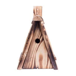 Kölle Nistkasten Aus Fichtenholz Mit Strohdach, Zwei Einfluglöcher