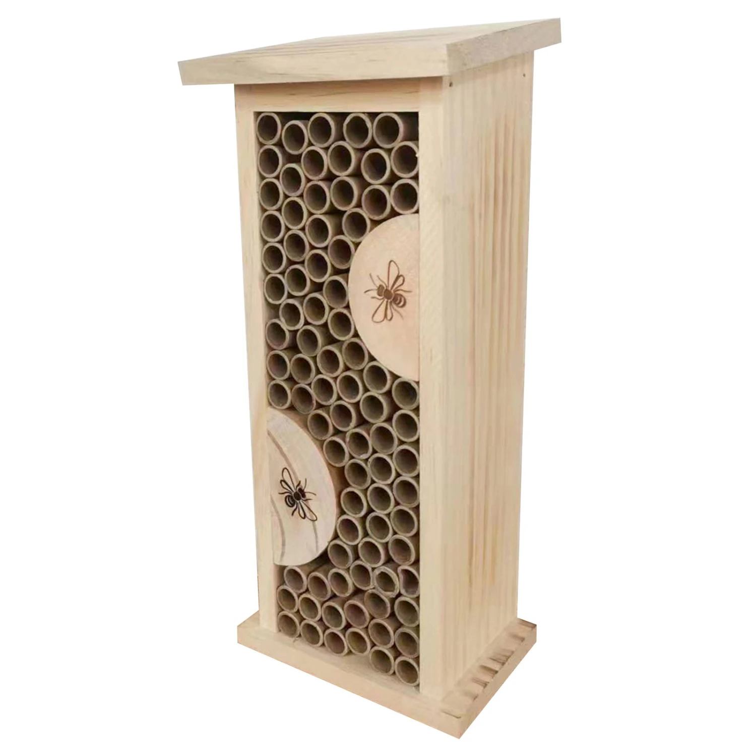 Insektenhotel, Natur, Nadelholz, 11 X 8,2 X 25,7 Cm 1 Insektenhotel, Natur, Nadelholz, 11 X 8,2 X 25,7 Cm