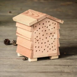 Insektenhotel 'Bienenstock', Natur, Ø 19 X 25 Cm -LECHUZA Verkaufs-Shop 0910160226 Insektenhotel Bienenstock 19x19 xH25cm 4 116262
