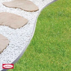 Rasenkante, Silber, Stahl, 118 X 19,5 Cm -LECHUZA Verkaufs-Shop 0910301041 Rasenkante Metall verzinkt 5 109346