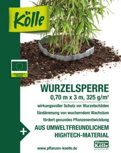 Kölle Wurzelsperre Für Bambus 0,7 X 3 M -LECHUZA Verkaufs-Shop 0910301207 Koelle Wurzelsperre Bambus 0 7x3m 5 50026