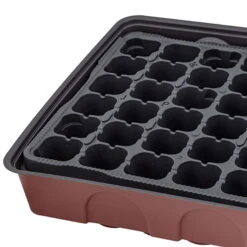 Anzuchtgewächshaus Mit Deckel & Topfplatte, 72 Töpfe Gelocht, Bordeaux -LECHUZA Verkaufs-Shop 0910301388 H36076 3 96182