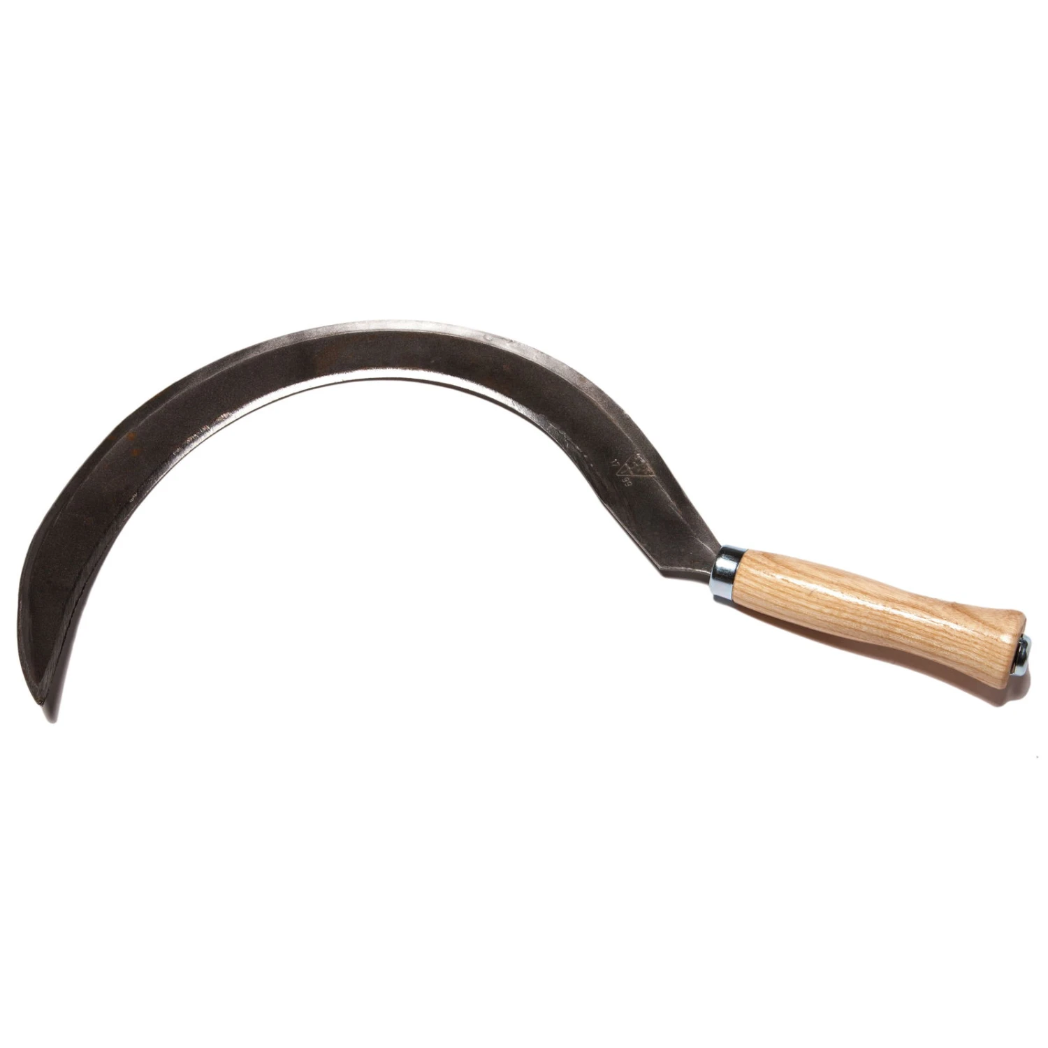 Gartensichel Geschmiedet Gr. 0, Mit Lackiertem Eschengriff, Stiellänge 14 Cm 1 Gartensichel Geschmiedet Gr. 0, Mit Lackiertem Eschengriff, Stiellänge 14 Cm