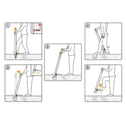 Blumenzwiebel-Pflanzer Xact, Schwarz/orange, Ca. 105 X 30 X 31 Cm -LECHUZA Verkaufs-Shop 0920101167 xact blumenzwiebel pflanzer 4 118044