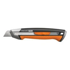 Fiskars CarbonMax Cuttermesser, Schwarz/orange, Länge 18 Mm