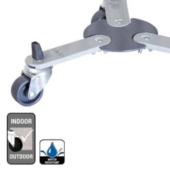 Multi Roller Sun City, Tragkraft 75 Kg, Stahl, Ca. 6 X 26,5-37,5 Cm -LECHUZA Verkaufs-Shop 0920600493 multi roller suncity small 5 116675