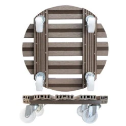 Multi Roller WPC, Tragkraft 150 Kg, Taupe, Ca. 11 X 39 X 39 Cm -LECHUZA Verkaufs-Shop 0920600508 multi roller wpc taupe 1 116703