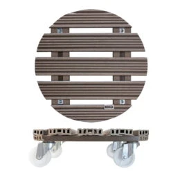 Multi Roller WPC, Tragkraft 150 Kg, Taupe, Ca. 11 X 39 X 39 Cm -LECHUZA Verkaufs-Shop 0920600508 multi roller wpc taupe 6 116698