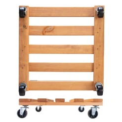 Multi Roller, Tragkraft 120 Kg, Hellbraun, Ca. 10 X 38 X 38 Cm -LECHUZA Verkaufs-Shop 0920600514multi roller kiefer kastanie 1 116715