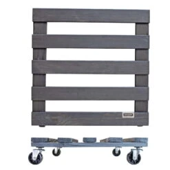 Multi Roller, Tragkraft 120 Kg, Anthrazit, Ca. 10 X 38 X 38 Cm -LECHUZA Verkaufs-Shop 0920600515 multi roller kiefer anthrazit 6 116716