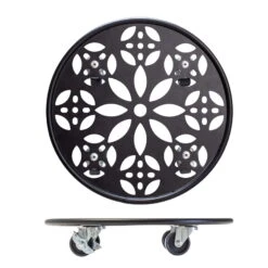 Pflanzenroller GH0936/0937, Tragkraft 100 Kg, Schwarz, Ø 30 Cm -LECHUZA Verkaufs-Shop 0920600520 pflanzenroller 6 116740