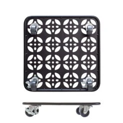 Pflanzenroller GH0936/0937, Tragkraft 80 Kg, Schwarz, Ø 30 Cm -LECHUZA Verkaufs-Shop 0920600521 pflanzenroller 1 116751