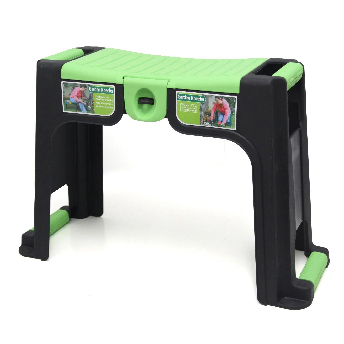 Gartenhocker Mit Staufach, Tragkraft 100 Kg 3 Gartenhocker Mit Staufach, Tragkraft 100 Kg – Bild 3