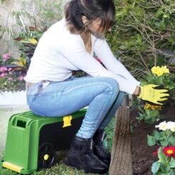 Gartenhocker 'Roll’n‘Kneel', Tragkraft 100 Kg -LECHUZA Verkaufs-Shop 0920600538 Roll N Kneel 4in1 Gartenhocker TK 100kg 1 118897