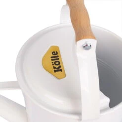 Zinkgießkanne Mit Holzgriff & Messingbrause, Weiß -LECHUZA Verkaufs-Shop 0930401407 0930401408 KB Zinkgiesskanne mit Holzgriff Messingbrause weiss 2 111490