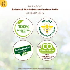 Solabiol Buchsbaumzünsler-Falle, Ausreichend Für Bis Zu 180 M² -LECHUZA Verkaufs-Shop 0950200723 Buchsbaumzuensler Falle fuer bis zu 180qm Flaeche 3 107234