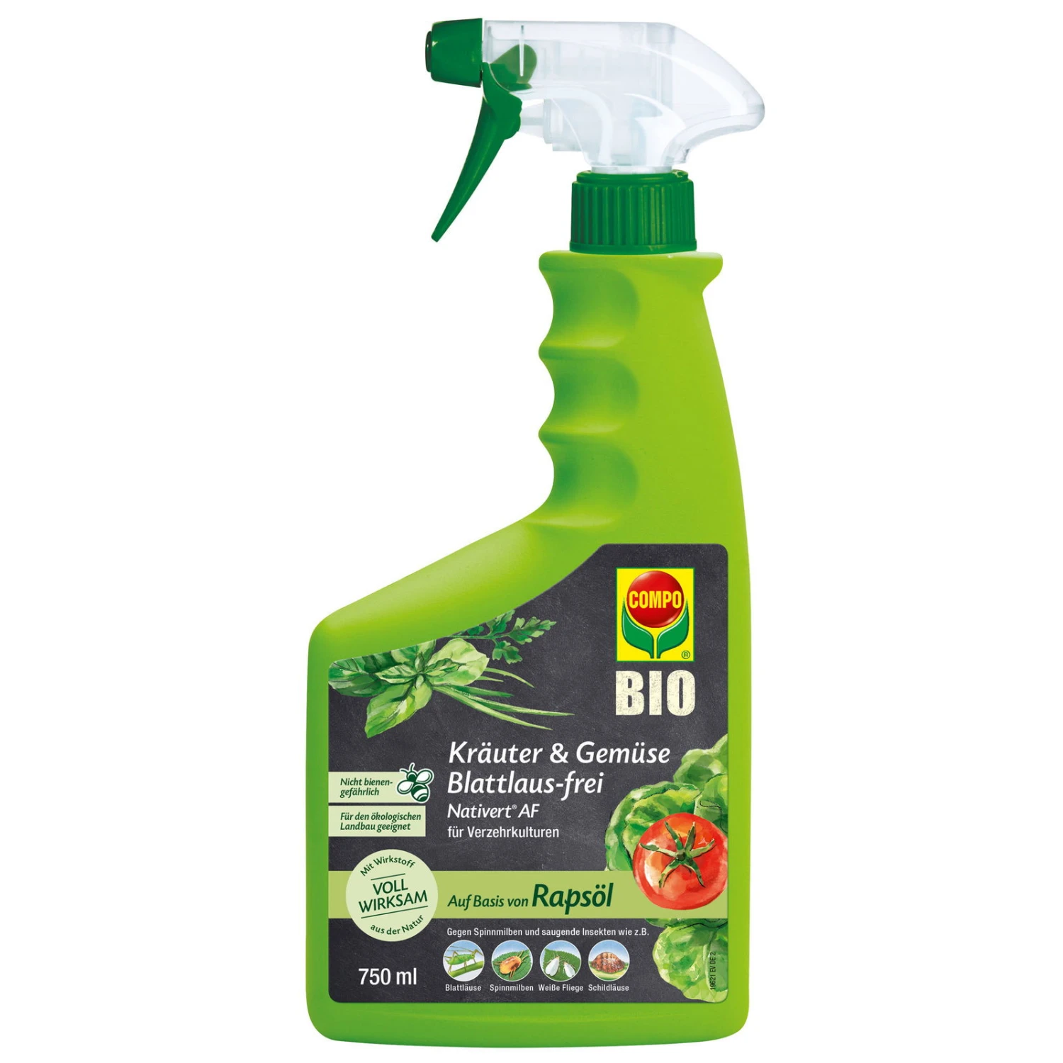 Compo Kräuter & Gemüse Blattlausfrei Nativert® AF, 750 Ml 1 Compo Kräuter & Gemüse Blattlausfrei Nativert® AF, 750 Ml