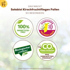 Solabiol Kirschfruchtfliegenfalle, 5er-Pack -LECHUZA Verkaufs-Shop 0950200760 Solabiol Kirschfruchtfliegenfalle 5Stueck 2 107241
