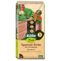 Ausgewählte Produkte -LECHUZA Verkaufs-Shop 0960300202 0960300205 0960300206 Koelle Bio Hochbeet Spezialerde torffrei 40l PAL60 88384 1