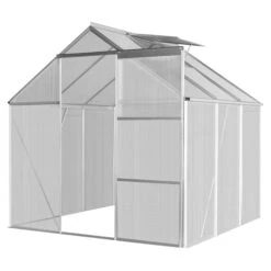 Basic Gewächshaus Mit Aluminiumrahmen, Silber