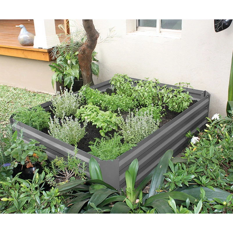 Hochbeet Siena Garden, 120 X 90 X 30 Cm, Grau, Metall 1 Hochbeet Siena Garden, 120 X 90 X 30 Cm, Grau, Metall