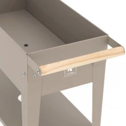 Hochbeet-Trolley Mit Rädern, Taupe, Metall, 75 X 35 X 80 Cm, 47 L 13 Hochbeet-Trolley Mit Rädern, Taupe, Metall, 75 X 35 X 80 Cm, 47 L -LECHUZA Verkaufs-Shop 0980250143 Urban Garden Trolly auf Raedern taupe 5 84523