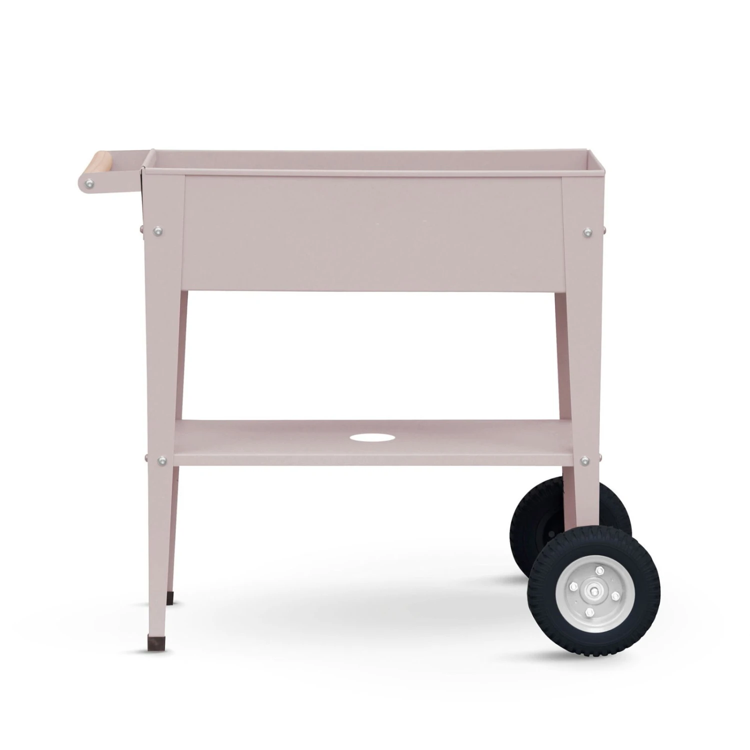 Hochbeet-Trolley Mit Rädern, Taupe, Metall, 75 X 35 X 80 Cm, 47 L 2 Hochbeet-Trolley Mit Rädern, Taupe, Metall, 75 X 35 X 80 Cm, 47 L – Bild 2