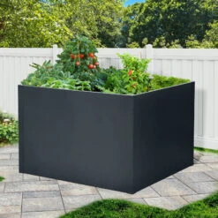 Hochbeet Mit Doppelwand, Anthrazit -LECHUZA Verkaufs-Shop 0980250151 Hochbeet mit Doppelwand 3 94166