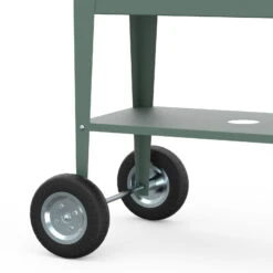 Hochbeet Urban Garden Trolley, Grün, 75 X 35 X 80 Cm -LECHUZA Verkaufs-Shop 0980250161 Urban Garden Trolley auf Raedern Oak Green 2 108097