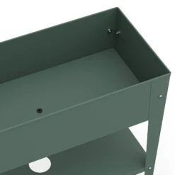 Hochbeet Urban Garden Trolley, Grün, 75 X 35 X 80 Cm -LECHUZA Verkaufs-Shop 0980250161 Urban Garden Trolley auf Raedern Oak Green 4 108095