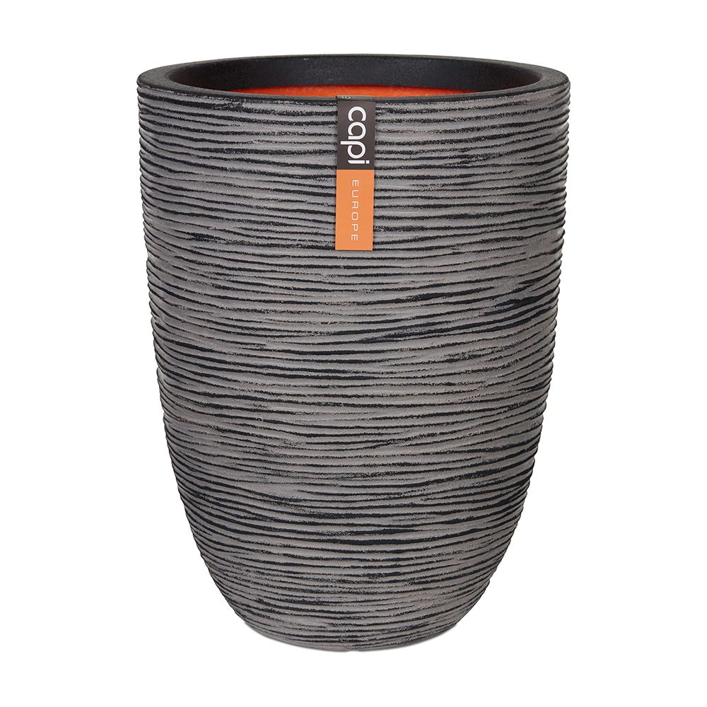 Pflanzvase Rib Bella, Anthrazit, Ø 36 X H 47 Cm 1 Pflanzvase Rib Bella, Anthrazit, Ø 36 X H 47 Cm