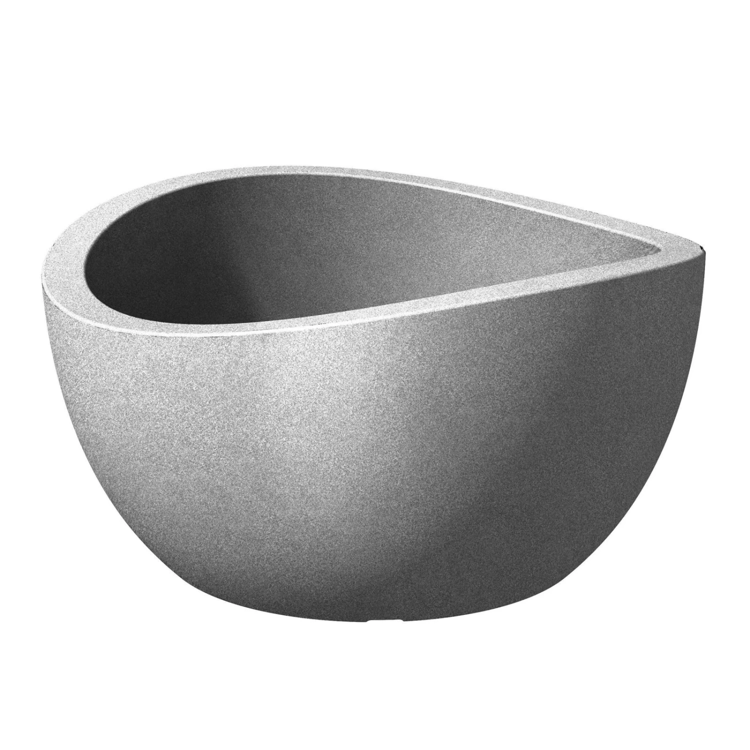 Pflanzschale Wave Globe Bowl, Stony Grey, Kunststoff 1 Pflanzschale Wave Globe Bowl, Stony Grey, Kunststoff