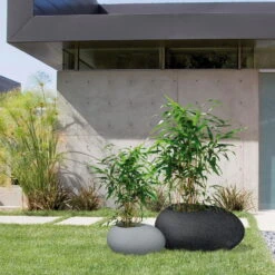 Pflanzstein Flow, Stony Grey, L 48 X B 38 X H 23 Cm -LECHUZA Verkaufs-Shop 3210103633 3210103634 3210103635 3210103636 Pflanzstein Flow stony black grey 1 55926 1