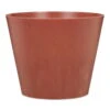 Pflanzgefäß 'Purista' Mit Reservoir, Rund, Hellbraun, Kunststoff