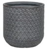 Pflanzgefäß 'Chester 04', Dunkelgrau