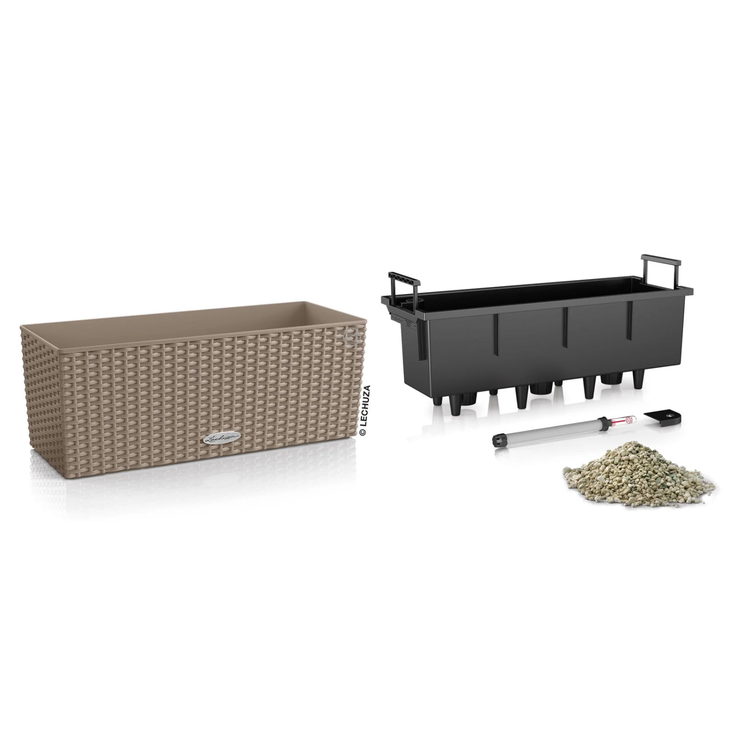 Lechuza 'Balconera Cottage 50', Sandbraun, 50 X 19 X 19 Cm 2 Lechuza 'Balconera Cottage 50', Sandbraun, 50 X 19 X 19 Cm – Bild 2