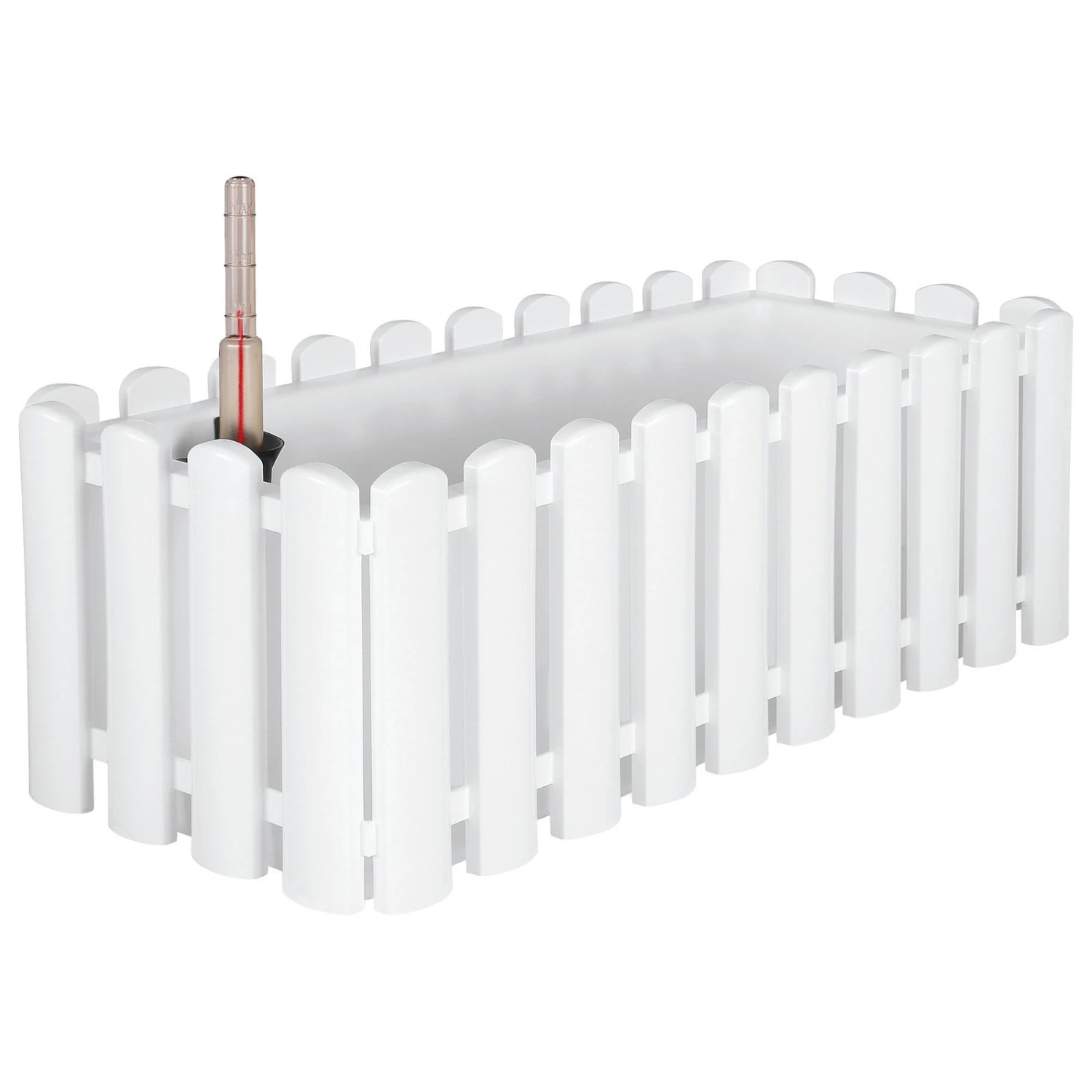 Bewässerungsblumenkasten 'Aqua Palido', Weiß, L 47 X B 19,5 X H 17 Cm 1 Bewässerungsblumenkasten 'Aqua Palido', Weiß, L 47 X B 19,5 X H 17 Cm