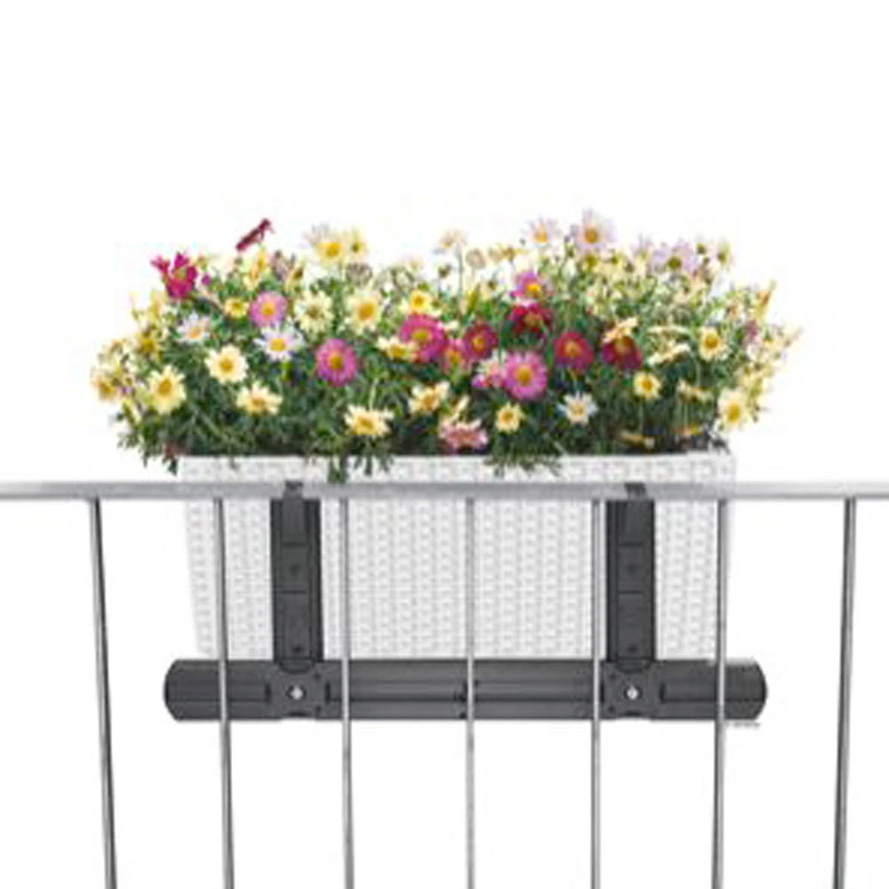 LECHUZA® Balkonkastenhalter-Ergänzung, Schwarz, Passend Für Balconera 50 Und 80 1 LECHUZA® Balkonkastenhalter-Ergänzung, Schwarz, Passend Für Balconera 50 Und 80