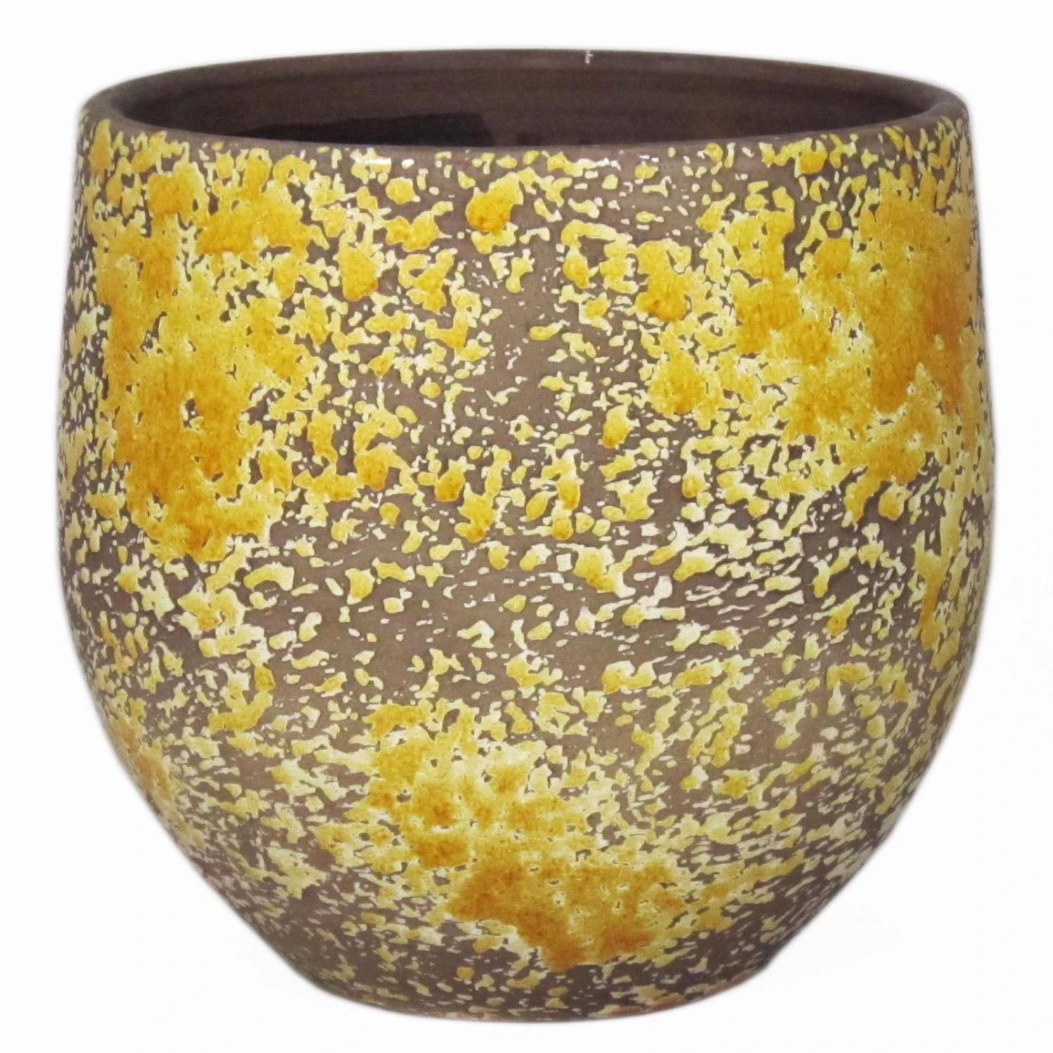 Übertopf "Luuk", Keramik, Ocker, 24 Cm 1 Übertopf "Luuk", Keramik, Ocker, 24 Cm